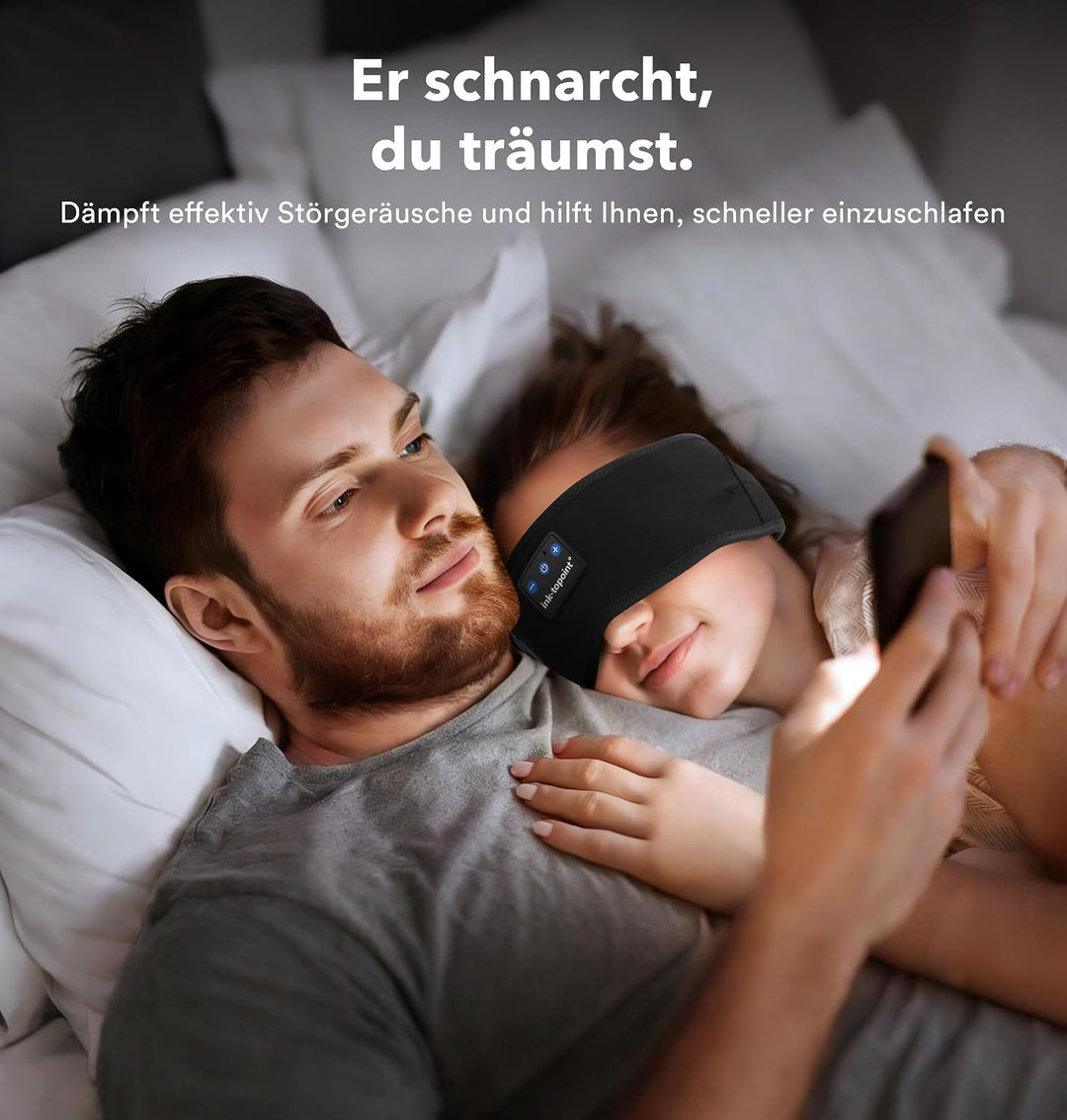 Schlafkopfhörer Bluetooth,Schlaf Kopfhörer Stirnband Bluetooth 5.4 Kopfhörer Geschenk für Männer/Fra
