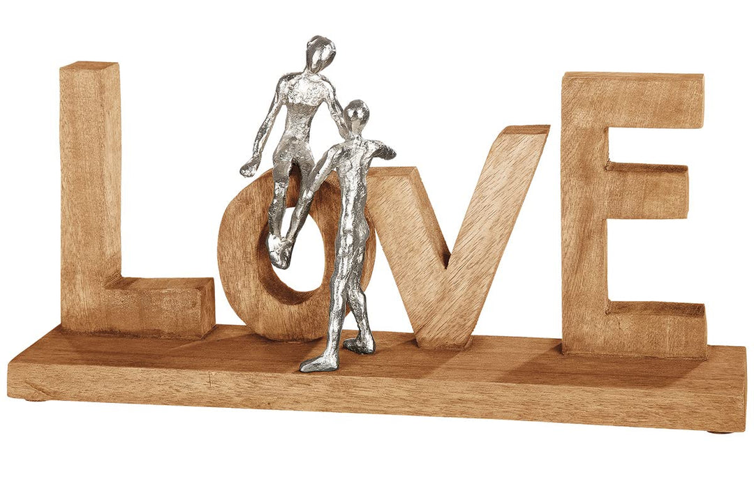 Casablanca Holz Deko Buchstaben - Schriftzug Love - Dekoration und Geschenk Hochzeit - Breite 50 cm