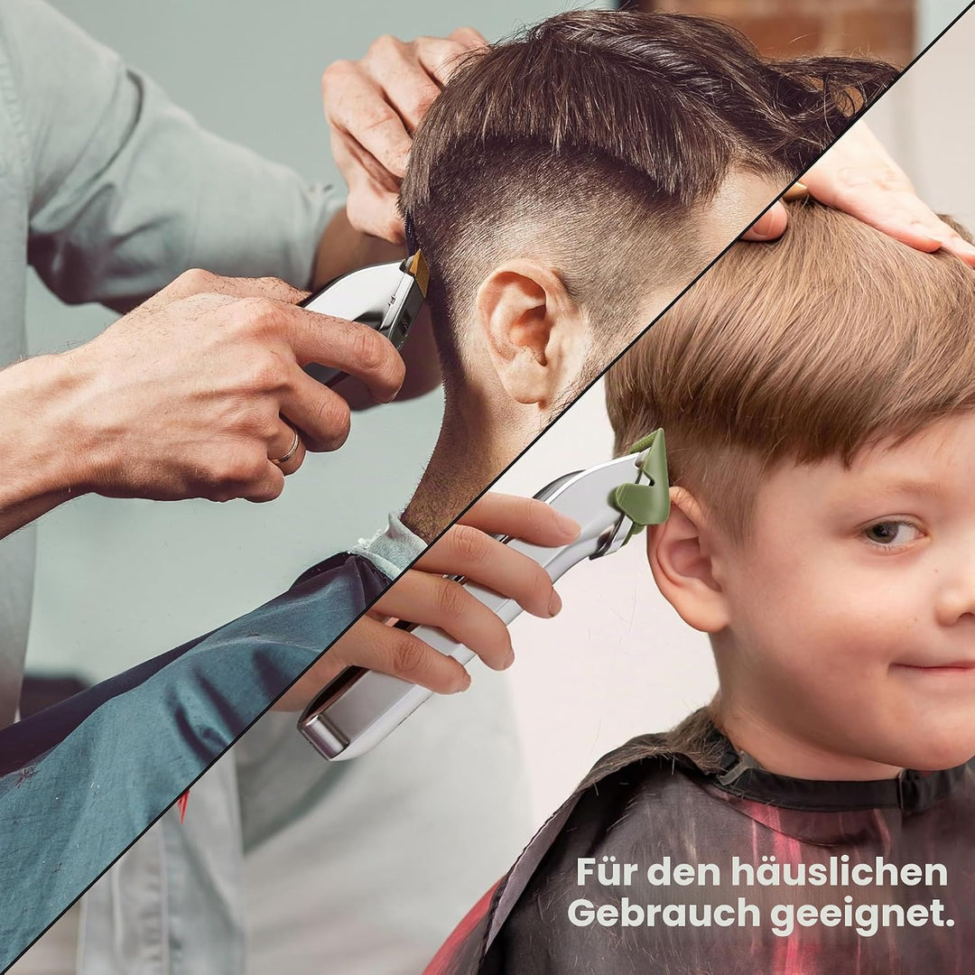 BarberBoss Professioneller Bart- und Haarschneider für Männer, Gesichtsschneider, Präzisionsknopf, 2