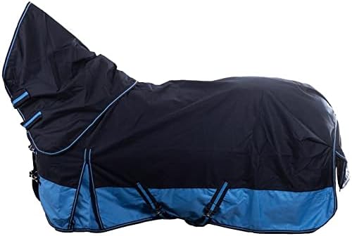 RL24 - Weidedecke Full Neck Basicline 600D Nylonfutter mit Füllung | Pferde Winterdecke | wasserdich