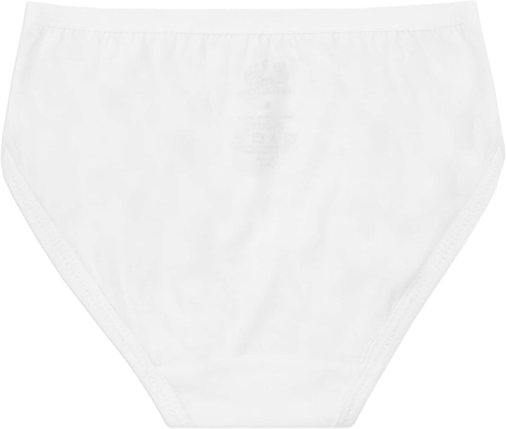 Fruit of the Loom Mädchen Unterhose 6 Slip - 6er-pack - Weiss 6, 6 Slip - 6er-pack - Weiss