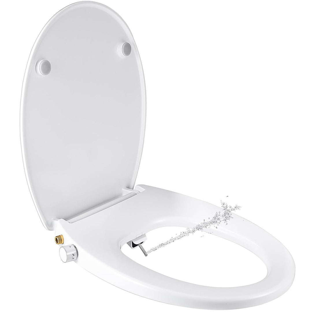 SAMODRA Bidet Toilettensitz - Dusch WC Aufsatz Bidet Japanische Toilette - WC Sitz mit Absenkautomat
