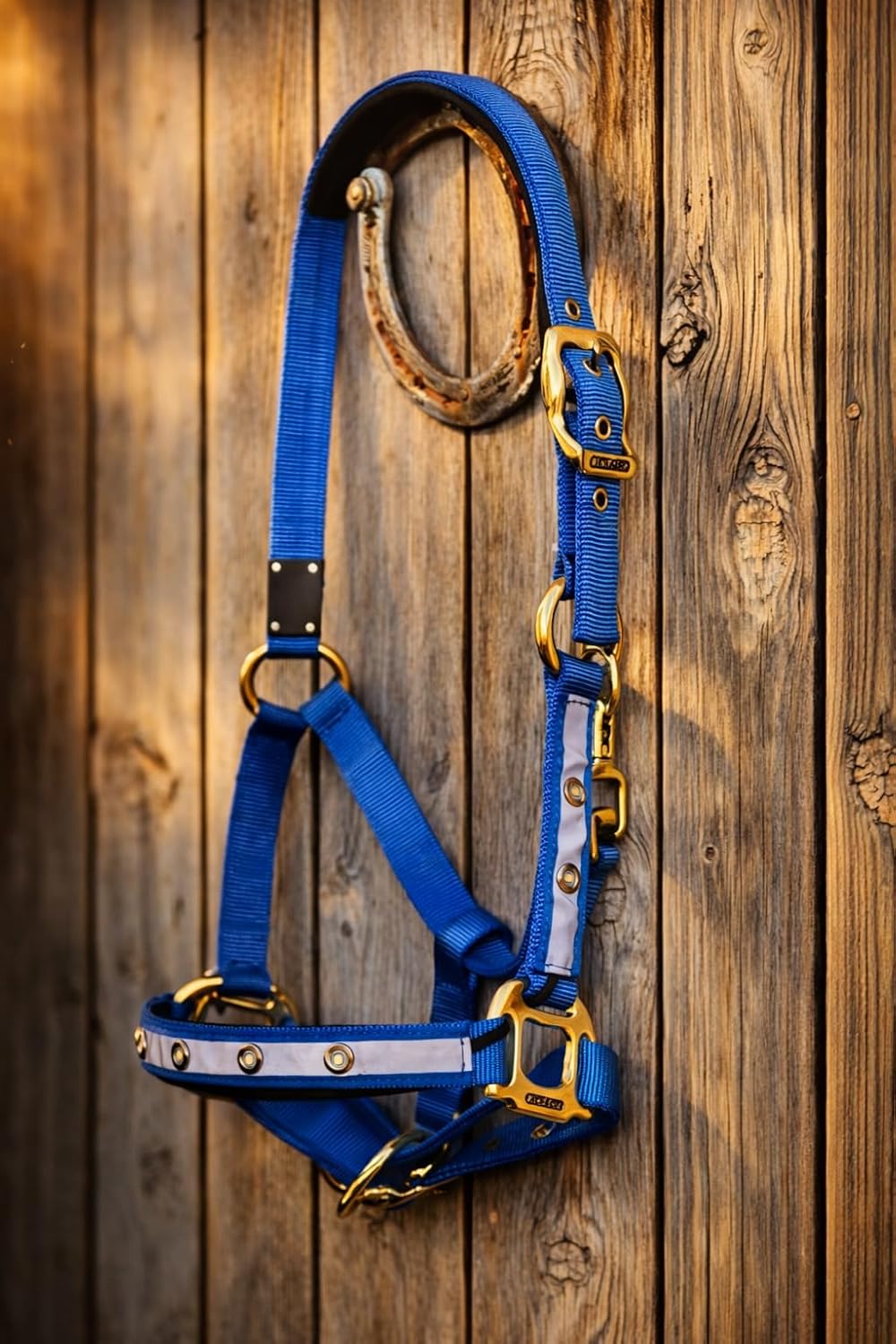 Reinecke Equestrian Premium Leuchthalfter Reflexhalfter Sicherheitshalfter Stallhalfter Weidehalfter