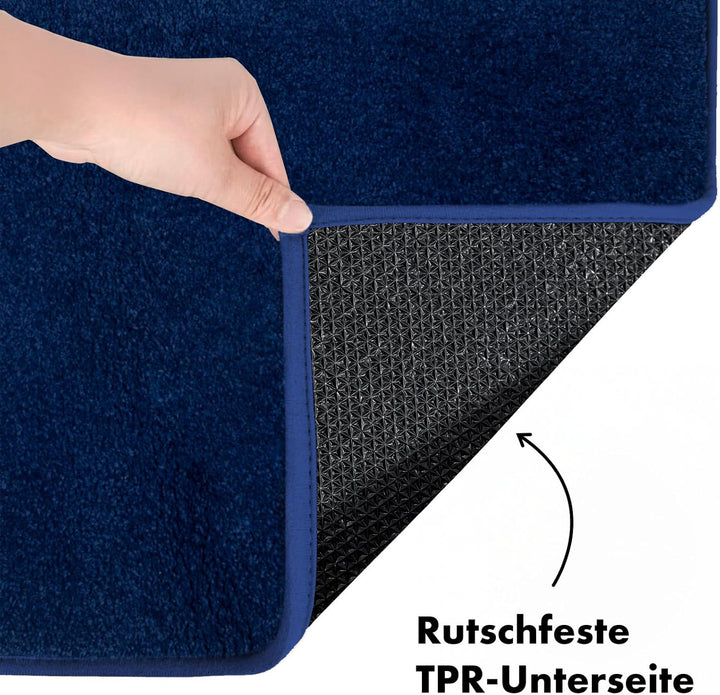 Floordirekt Schmutzfangmatte NASA, Dunkelblau - 60 x 150 cm Fussmatte, Türmatte für Eingangsbereich