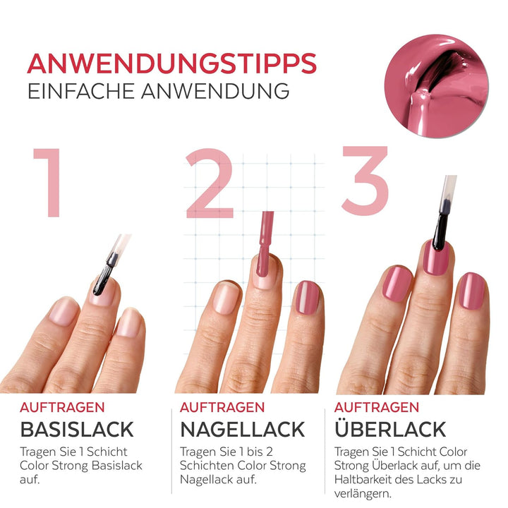 Nagelhärter Lack mit Biotin, Silizium und Keratin - Stärkt und repariert beschädigte, geschwächte, b