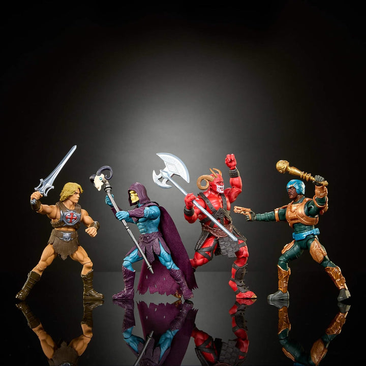 Masters of the Universe Actionfigur-Spielzeug Viererpack, ca. 14 cm, detailgetreu zum Film von 2026