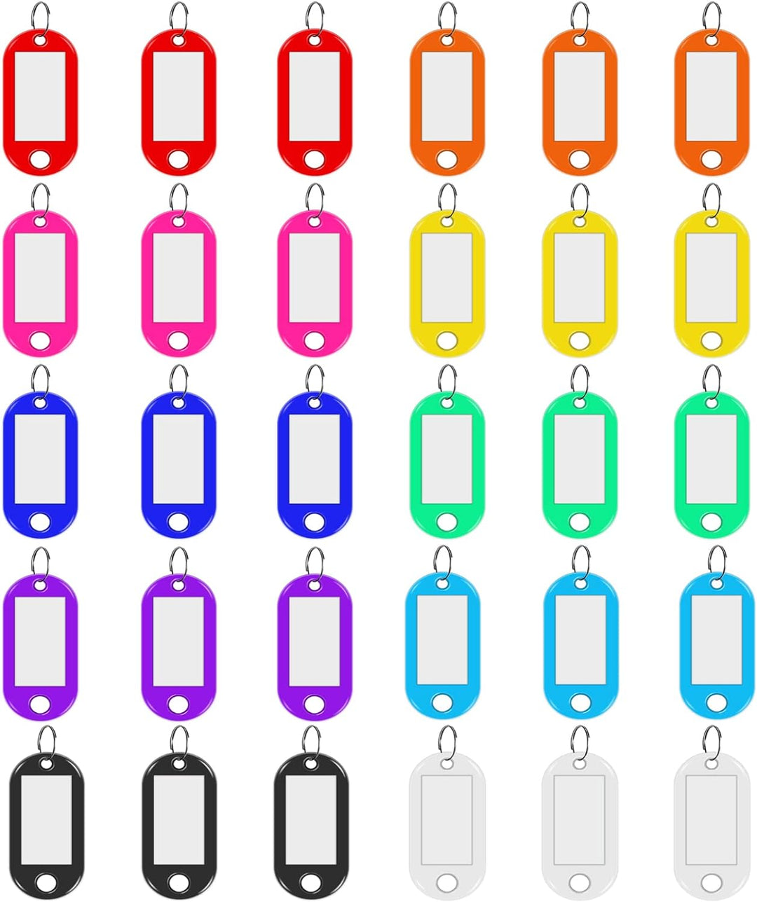 Wedo 10242437 Schlüsselschrank für 24 Schlüssel, 18,6 x 9,4 x 25 cm, Hellgrau & Schlüsselanhänger, 3