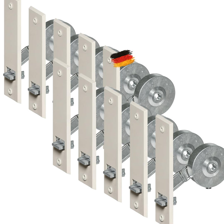 markiso® Rolladen Gurtwickler unterputz, Rollladen Aufwickler Lochabstand 160mm | 10 Stück | für Max