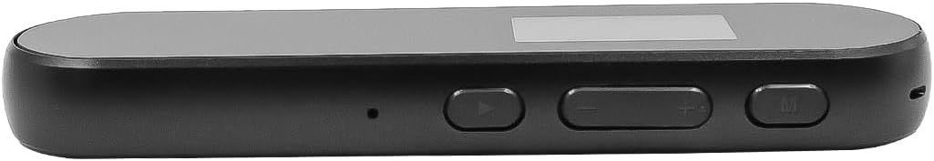 Tiardey 32 GB Digitaler Diktiergerät, wiederaufladbares Diktiergerät mit MP3-Player, Stereo-HD-Aufna