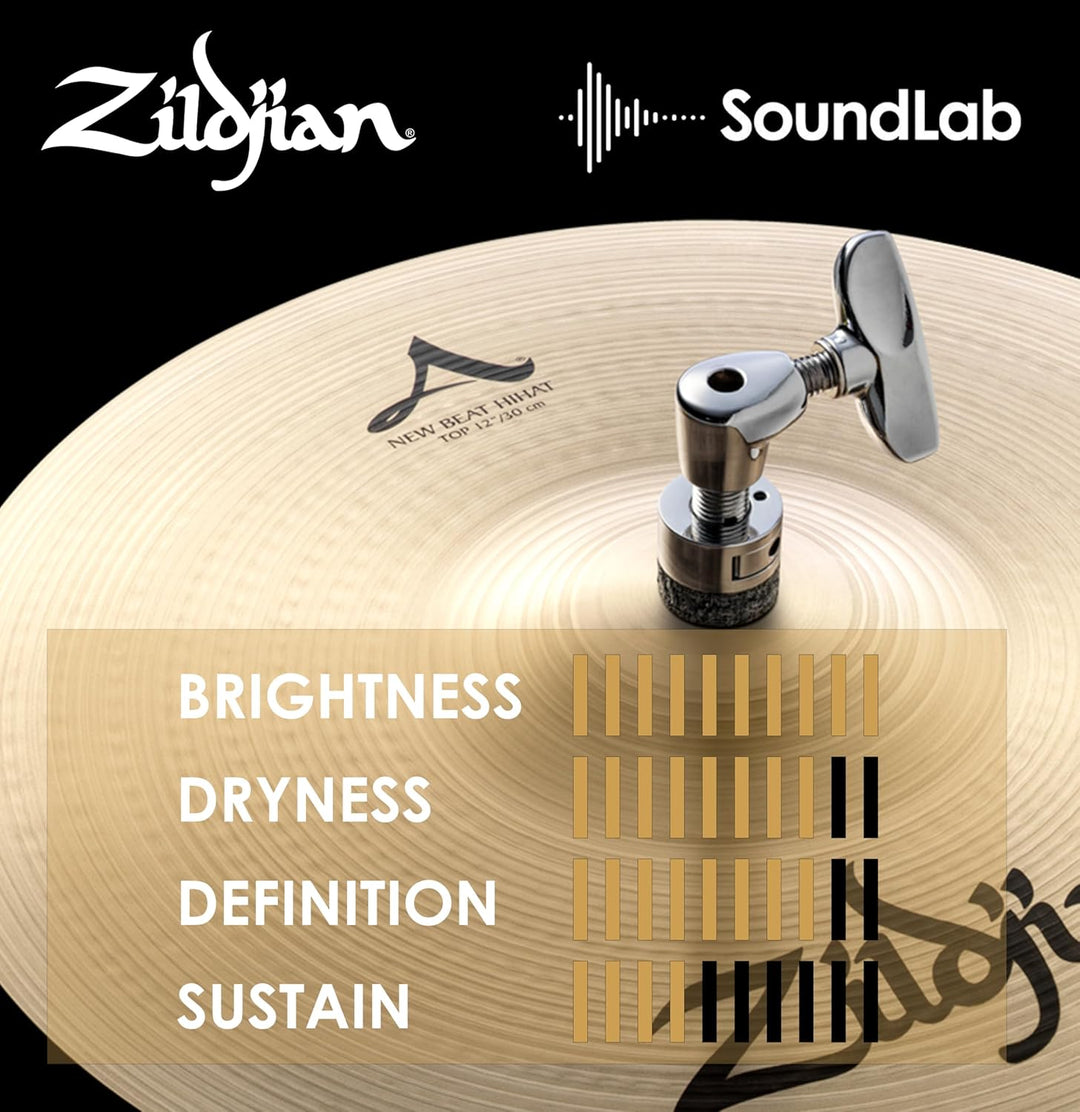 Zildjian A Zildjian Series - 12" New Beat Hi-Hat Cymbals - Pair 12 Zoll Pair, 12 Zoll Pair
