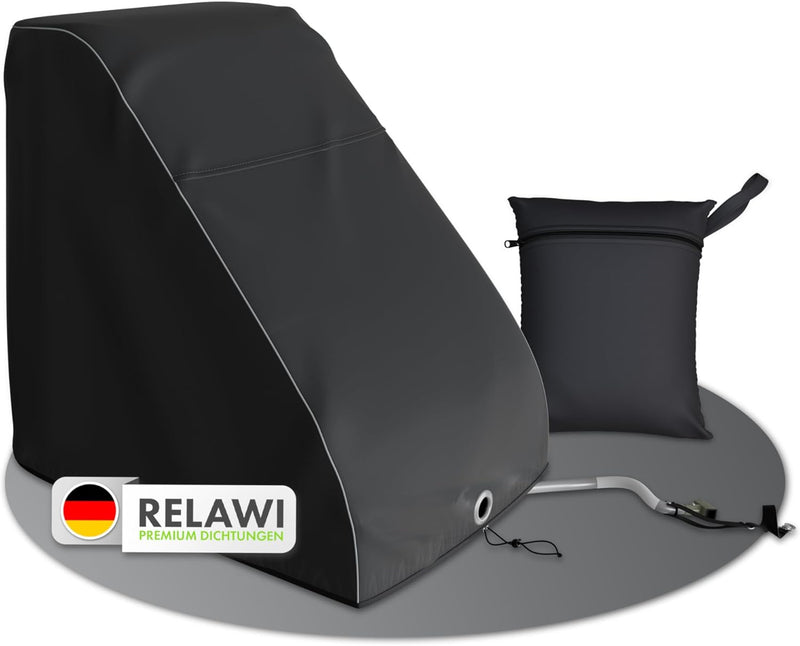 RELAWI Universal Fahrradanhänger Abdeckung als Regenschutz und Sonnenschutz für Thule, Croozer Qerid