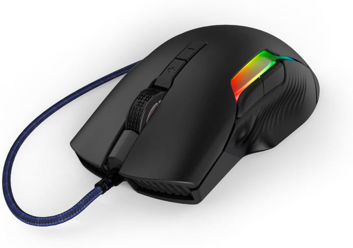 Hama Reaper 600 USB-Maus (optisch, 32000 DPI), Schwarz