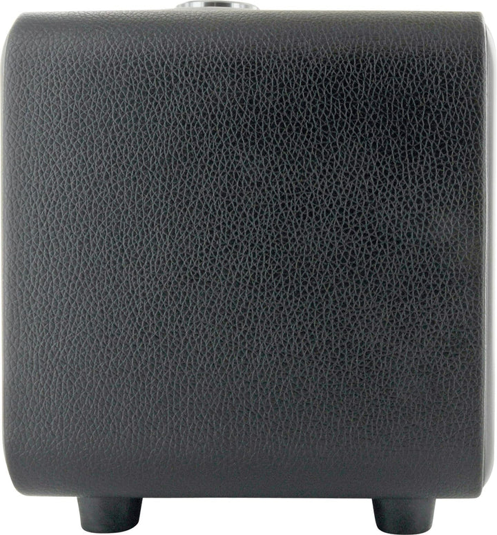 SCHWAIGER 661729 Moderner Retro Bluetooth Lautsprecher Modern-Vintage Speaker Lederoptik Holzgehäuse
