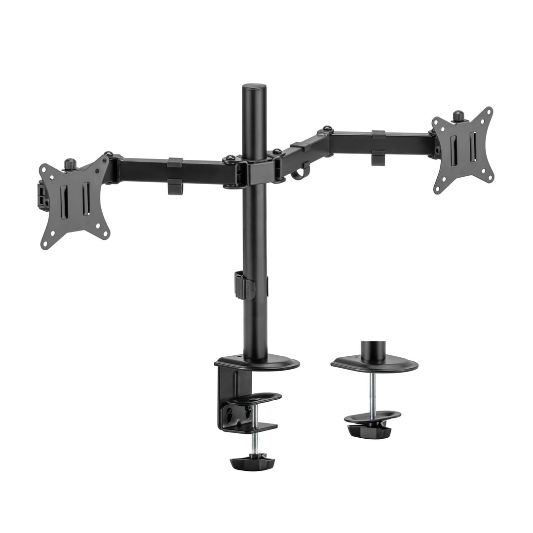 AISENS Eco-Tischhalterung, drehbar und neigbar, für Monitor/TV, 9 kg (3 Schwenken, 2 Arme), 17-32 cm