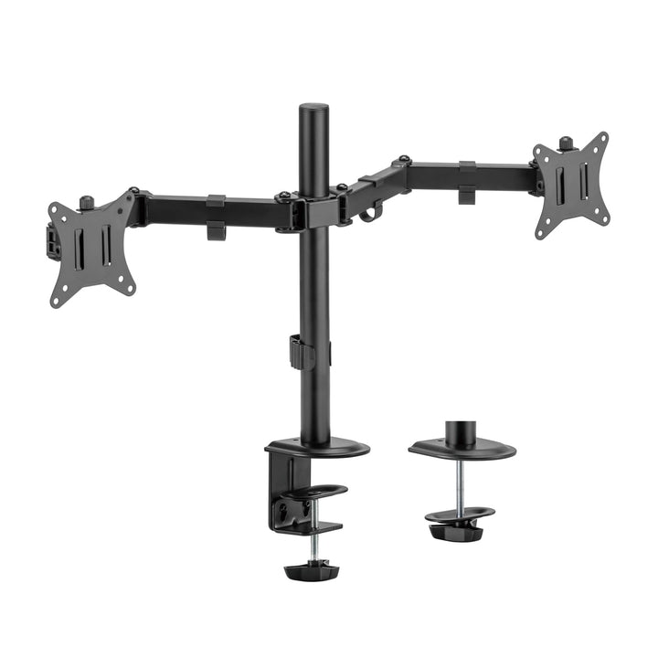 AISENS Eco-Tischhalterung, drehbar und neigbar, für Monitor/TV, 9 kg (3 Schwenken, 2 Arme), 17-32 cm