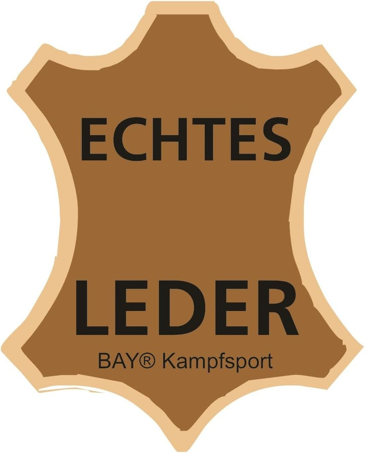 BAY Gel Leder Trainerpratzen mit Ergonomischer Handkontur, Schlagpolster für Kampfsport, Schwarz, 2e
