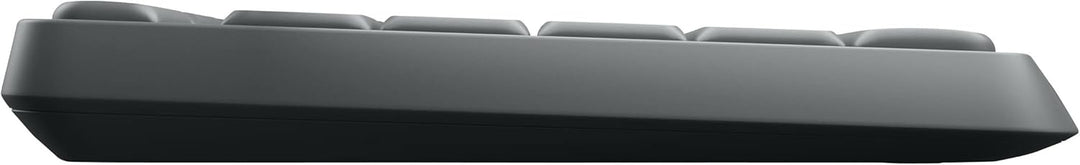 Logitech MK235 Kabelloses Set mit Tastatur und Maus für Windows, US QWERTY-Layout - Grau
