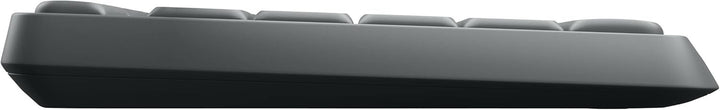 Logitech MK235 Kabelloses Set mit Tastatur und Maus für Windows, US QWERTY-Layout - Grau