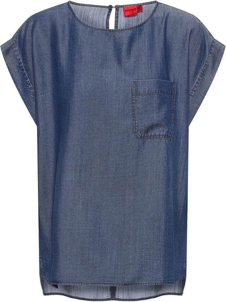 HUGO Damen Tops 36 Dark Blue403, 36 Dark Blue403