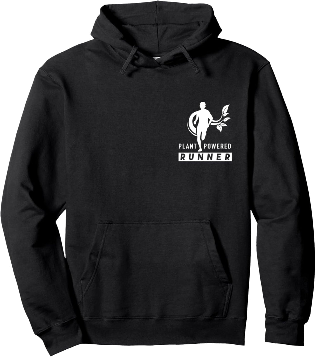 Plant Powered Runner Vegan Runner Vegetarian Vegetables Pullover Hoodie