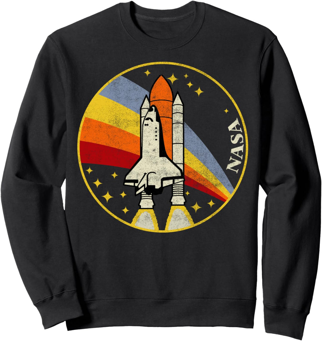 NASA Shuttle Launch Into Rainbow Sweatshirt