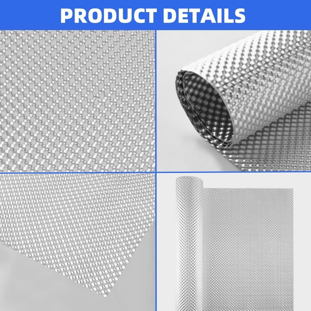 Hitzeschutzblech, 100cm x 40cm Aluminium Motorsport Isolierung, Motor-Wärmedämmung, Hitzeschutz Hitz