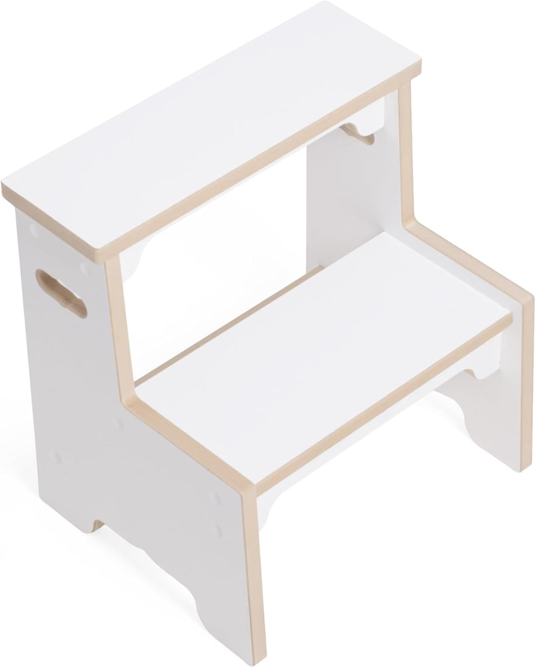 Tritthocker Kinder Hocker Holz Tritthocker Holz - Weisser MDF Step Stool Für Kinderzimmer, 39x39x29