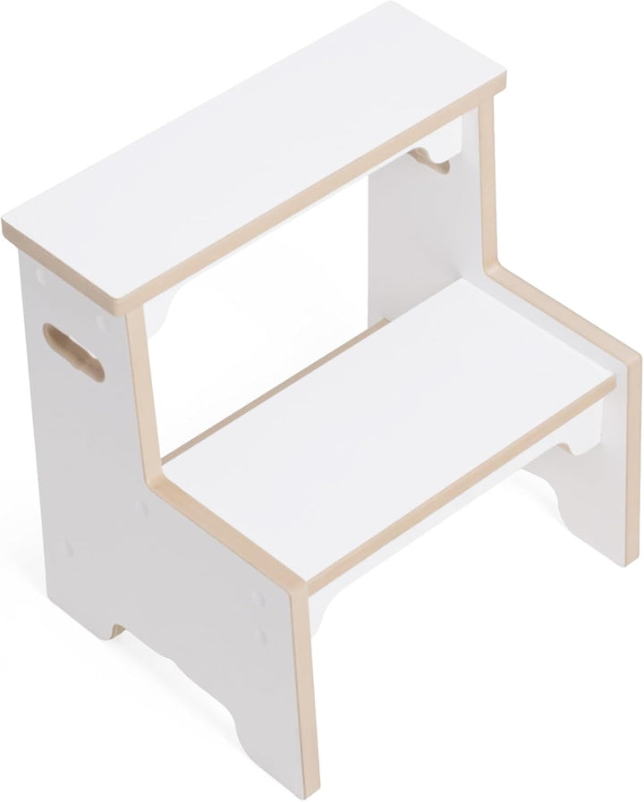 Tritthocker Kinder Hocker Holz Tritthocker Holz - Weisser MDF Step Stool Für Kinderzimmer, 39x39x29
