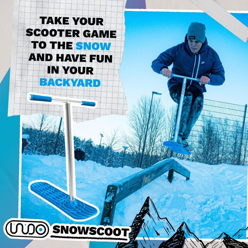 Indo SnowScoot – ultimativer Schneescooter für Kinder und Erwachsene – perfekter Hinterhofspass mit