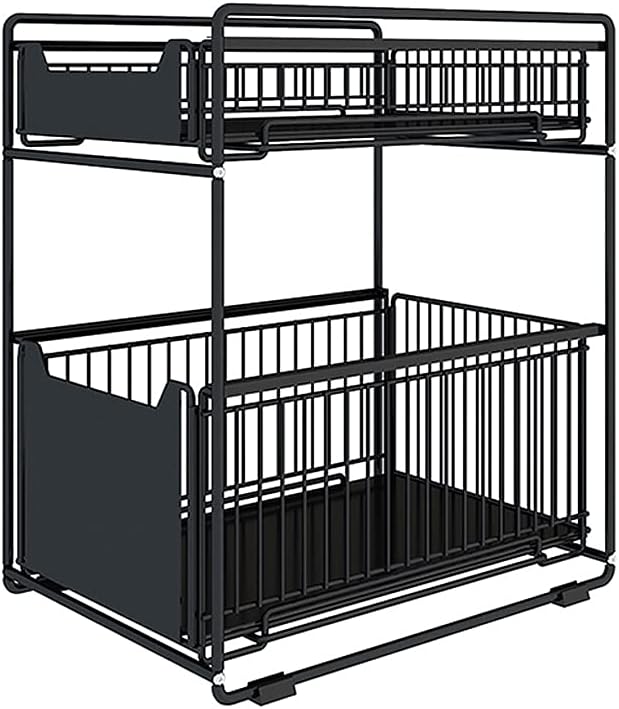 OHMG Schiebeschrank Korb herausziehen Organizer Schublade, küchen küchenschrank organizer,spülbecken