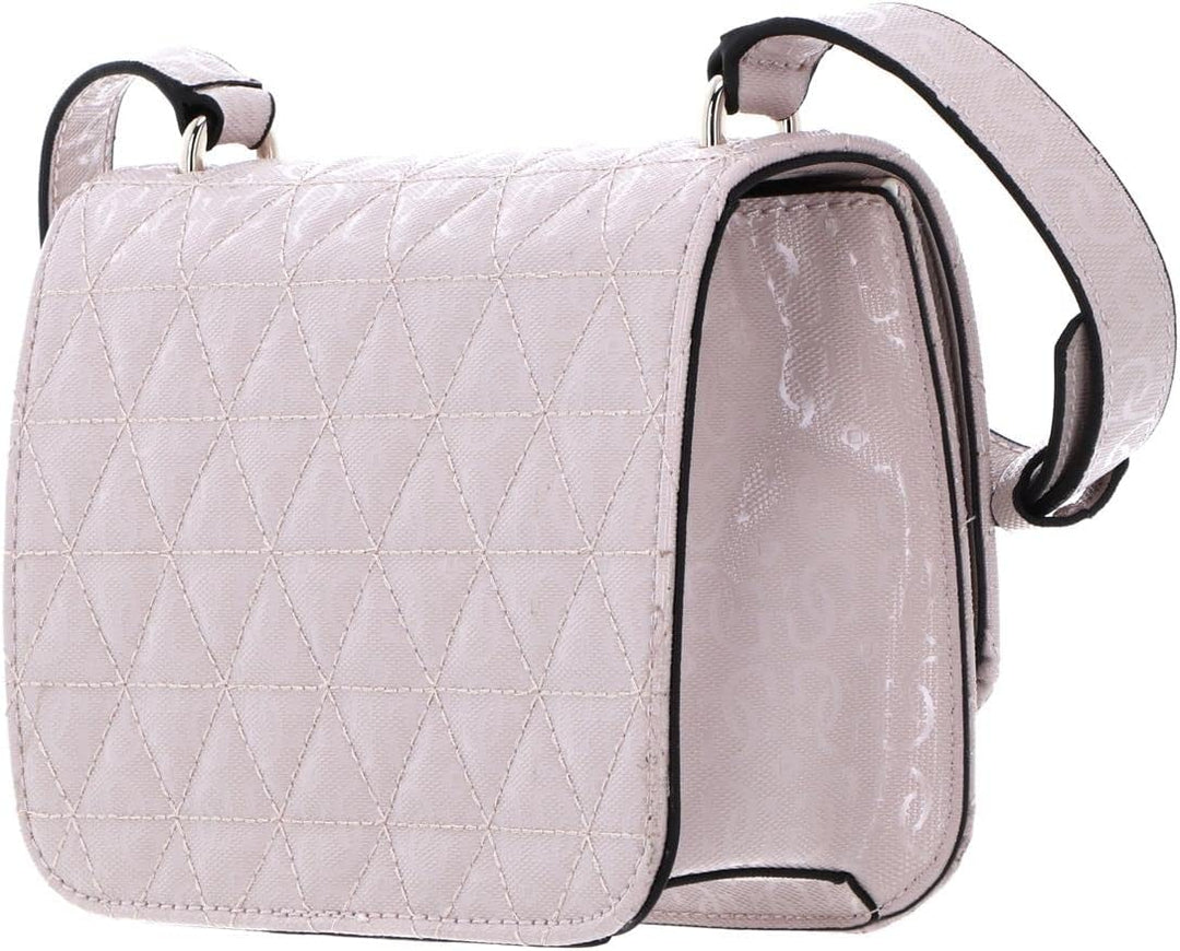 GUESS Noelle Mini Crossbody Flap Bag Blush