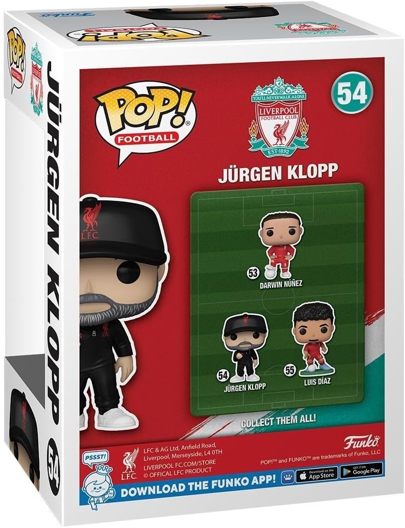 Funko POP! Soccer: Liverpool FC - Jurgen Klopp - Vinyl-Sammelfigur - Geschenkidee - Offizielle Hande