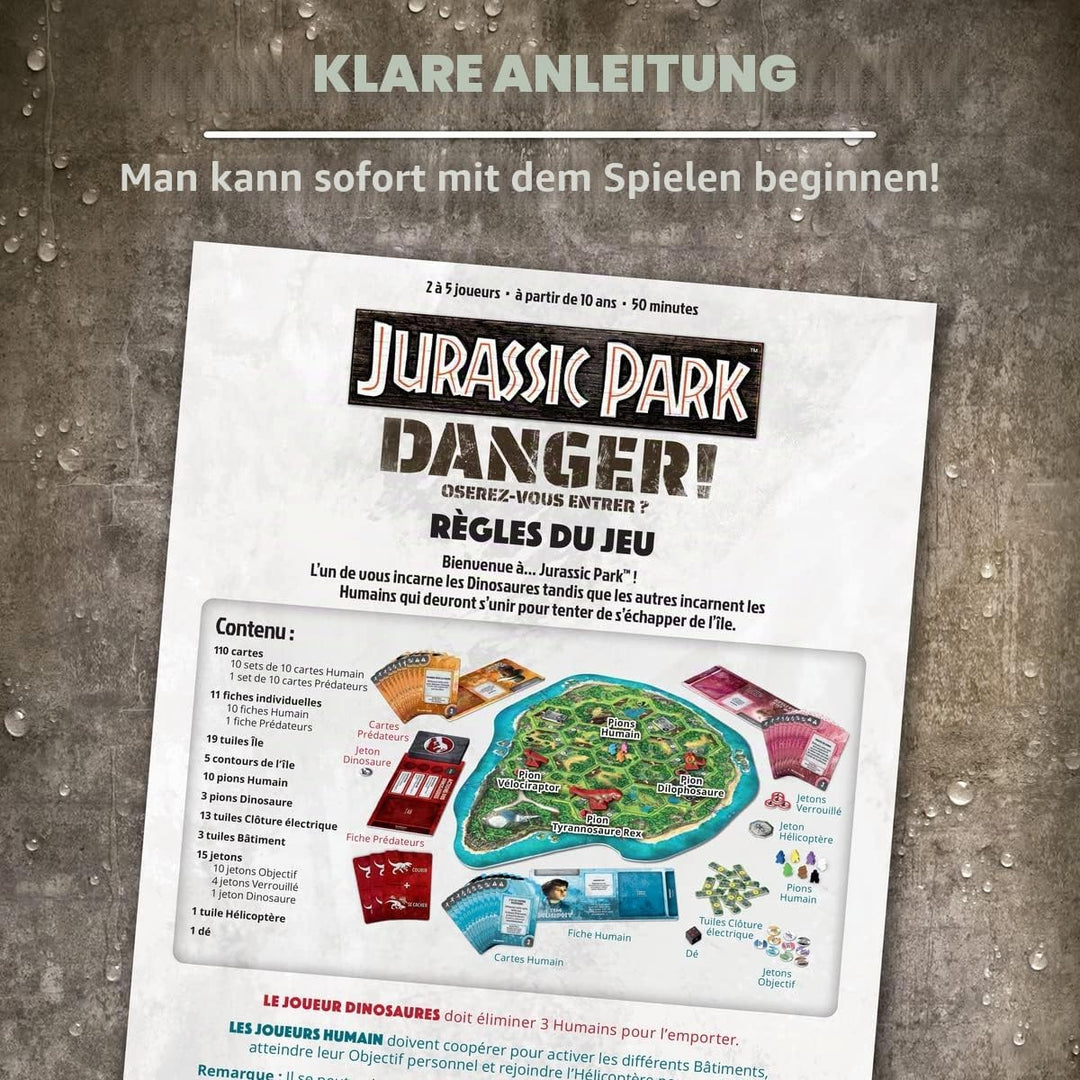 Ravensburger Jurassic Park Danger Mehrfarbiges Brettspiel