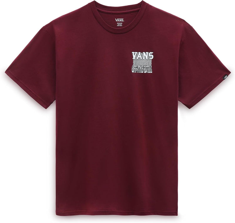 Vans Herren Reaper Mind T-Shirt S Burgundy, S Burgundy