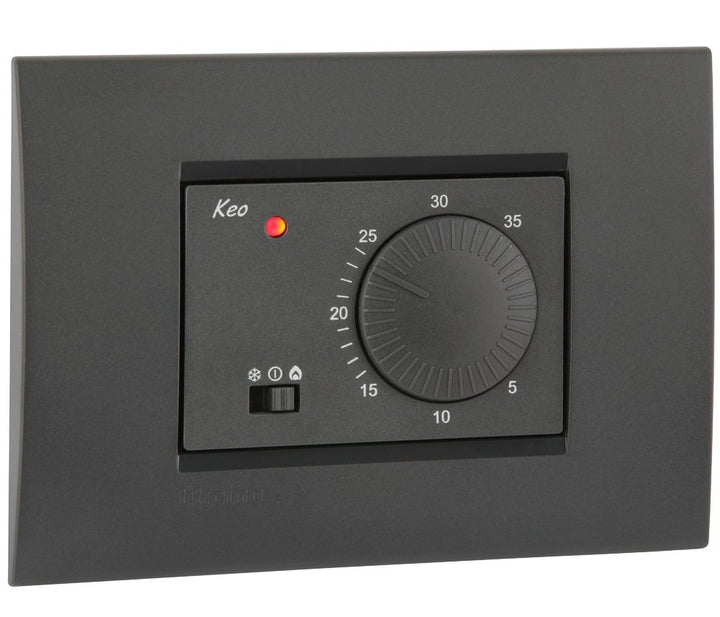 KEO-B Unterputzthermostat Drehknopf batteriebetrieben