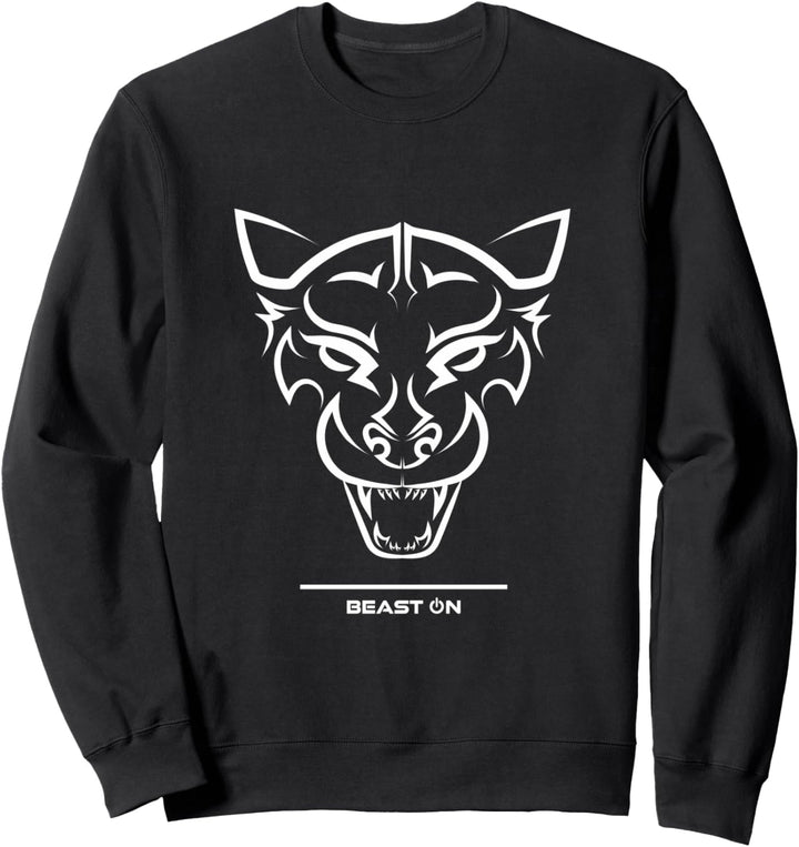 Panther Head Gym Fitness Bodybuilding Gewinne Workout Training Sweatshirt