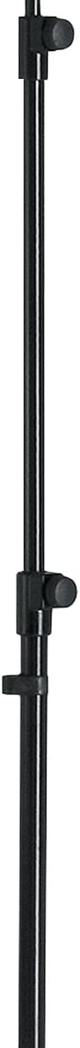 K&M 199 Mikrofonstativ Schwarz – Solostativ von 62,5 - 148 cm ausziehbar – 3/8“ Gewindeanschluss – K