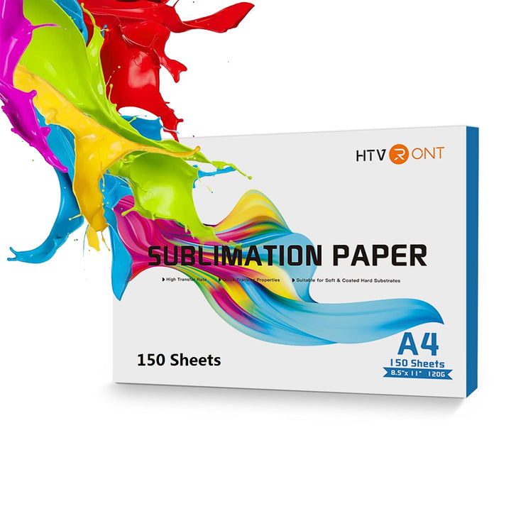 HTVRONT Sublimationspapier, 21,6 x 27,9 cm, 150 Blatt, Sublimationspapier, kompatibel mit Tintenstra