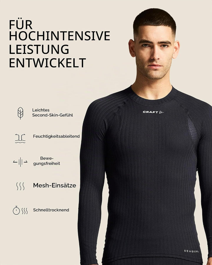 Craft Herren Active Extreme X Cn Ls M Oberteile M Schwarz, M Schwarz