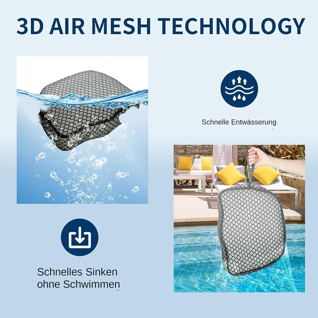 Spa Sitzauflagen Für,Sitzkissen Erhöhung | Schwimmfest rutschfest 3D Luftnetz Sitzauflage Für Aussen