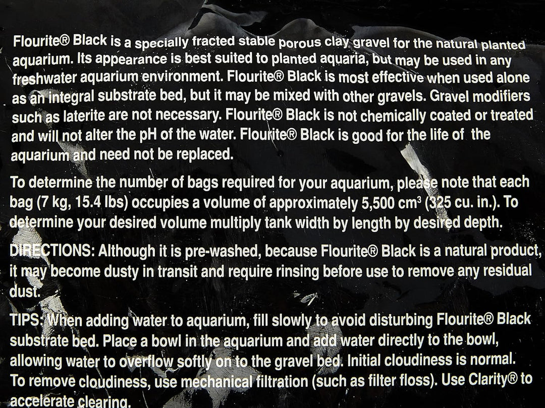 Seachem Flourite schwarzer Tonkies – Stabiler, poröser und natürlich bepflanzter Aquariumsubstrat, 7