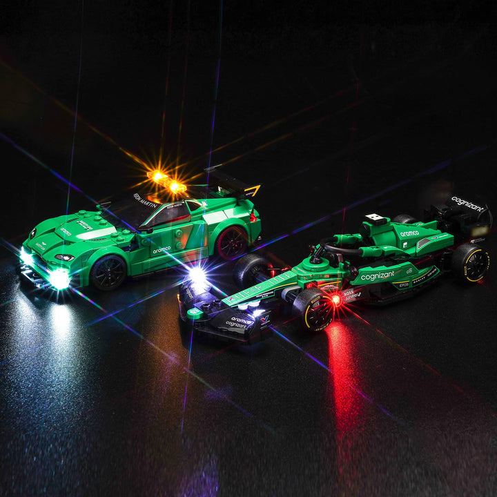 Led Licht Set für Lego Aston Martin Safety Car & AMR23 (Kein Lego), Dekorationsbeleuchtungsset für L