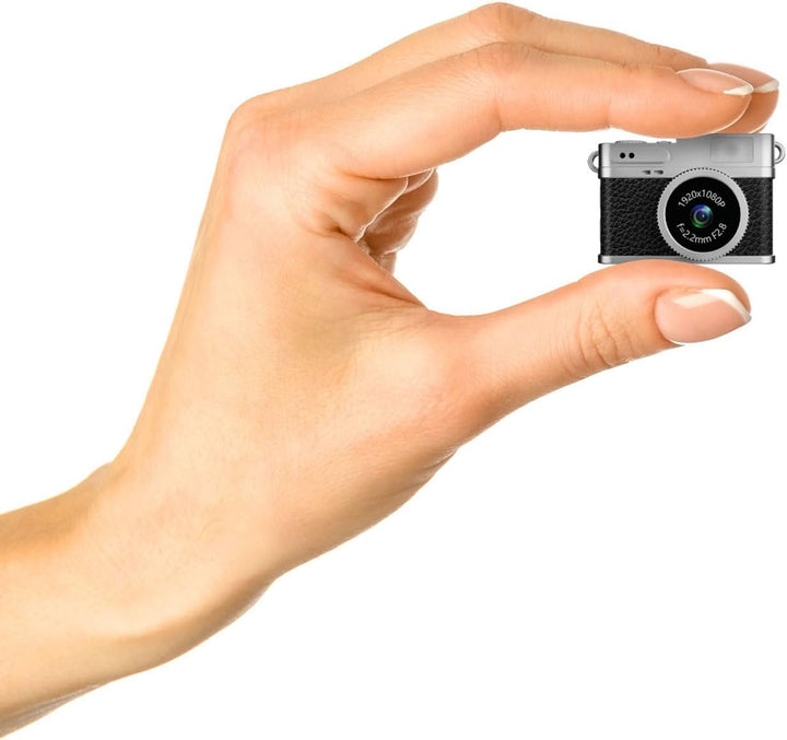 Easypix MiniPro XS1 • Echte Digitalkamera im Miniaturformat • Stylische Retro-Mini-Kamera für Fotos