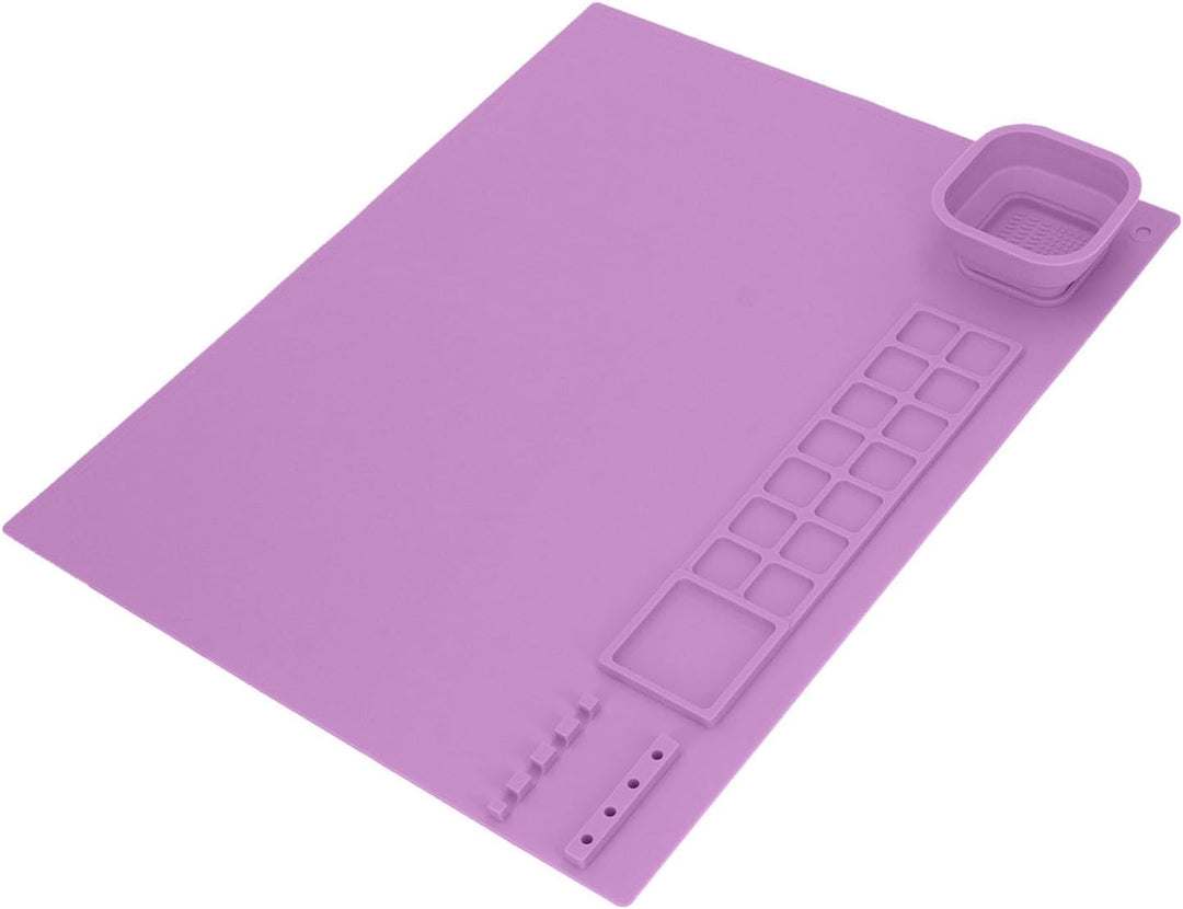 Mumusuki Silikon-Malmatte für Kleinkinder für DIY-Briefpapier für Kreatives Zubehör mit Kunstmatte,