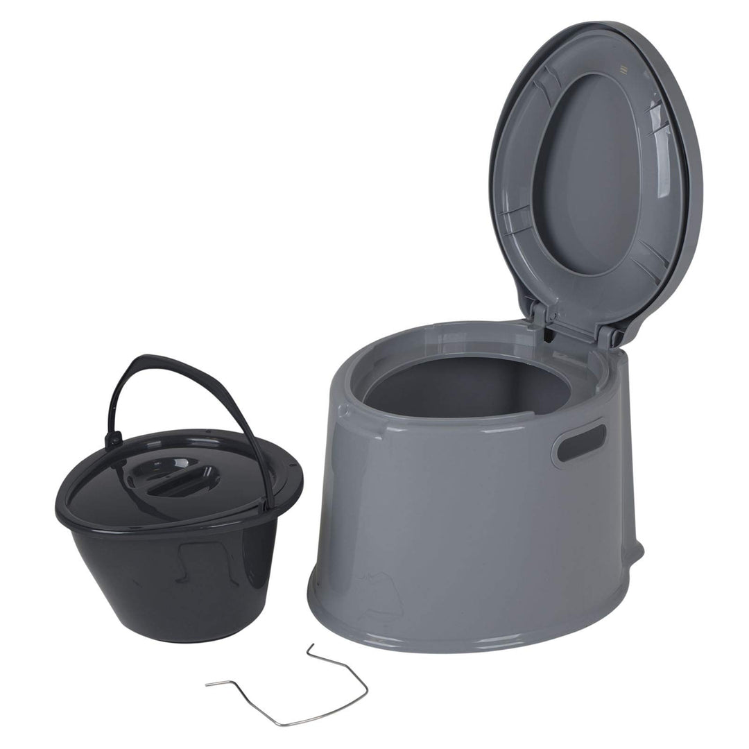 Bo-Camp Campingtoilette Kompost Eimer Toilette Reise Camping WC Mobil BAU Klo