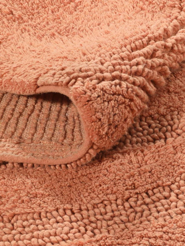 RugVista Badematte Breeze, 80 x 50 cm, Rechteckig, Mittelflor, Anti-Rutsch, Moderner Badteppich, Mas