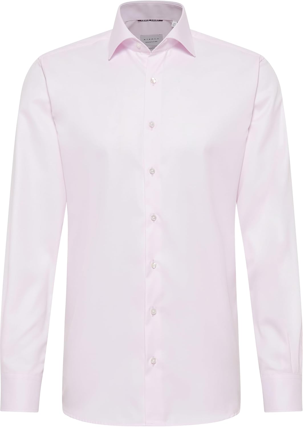 eterna Herren Cover Shirt MODERN FIT 43 Kragen / 67 Ärmel Rosa, 43 Kragen / 67 Ärmel Rosa
