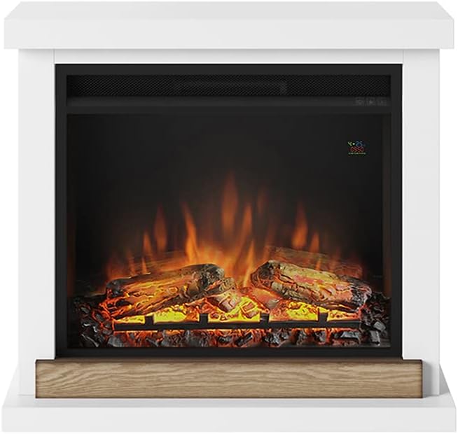 TAGU Hagen Elektrokamin – Elektrischer Kamin mit Heizung, 1500W, 7-Tage programmierbar, Digital Ther