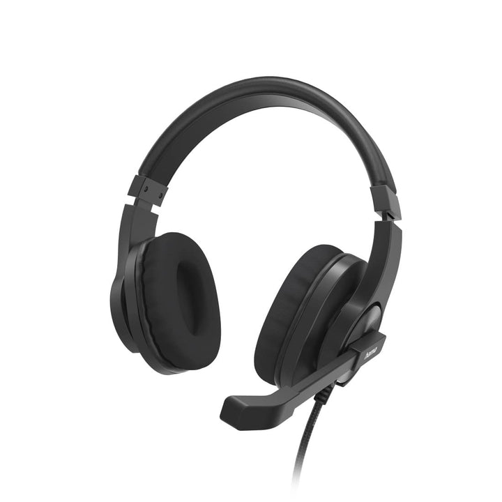 Hama Headset mit Mikrofon (kabelgebundene Kopfhörer 3,5mm Klinkenanschluss, Aux, Stereo Headphones m