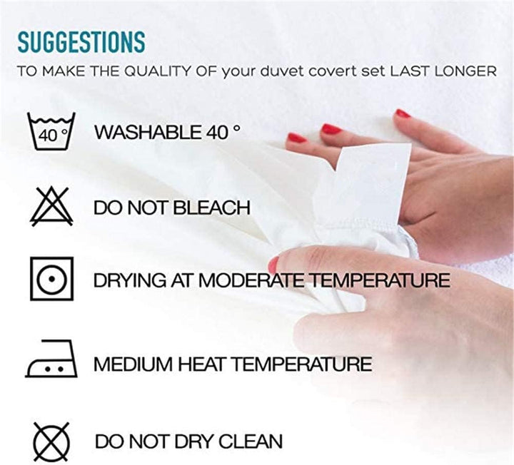 XPINGO Kinder Bettwäsche Pinguin 135x200 cm 2teilig Jungen und Mädchen 100% Mikrofaser Sommer Weiche